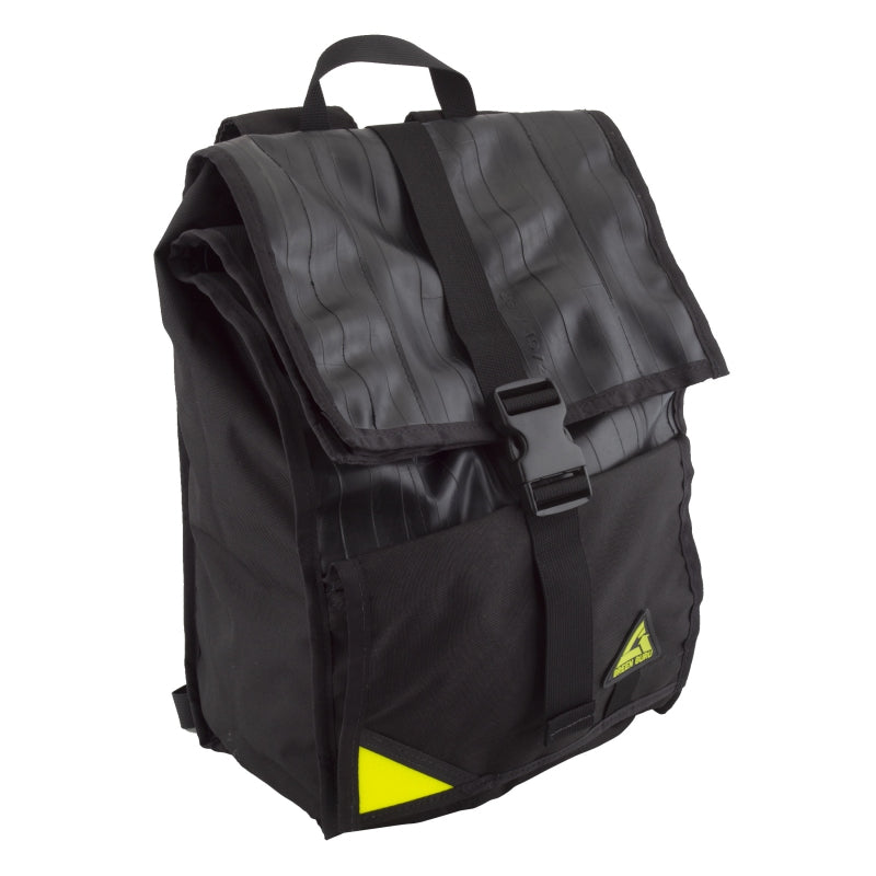 Green guru Commuter Roll Top Backpack  17x11.5x5.5` 1075 c.i. Black