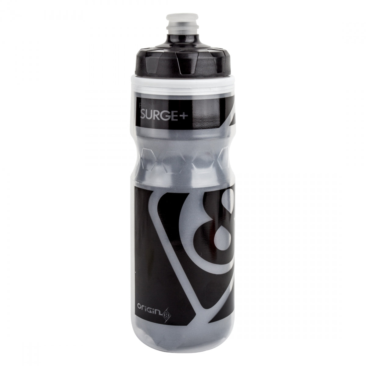 BOTTLE OR8 600cc INSULATED CLR/BLK HIGH FLOW VALVE