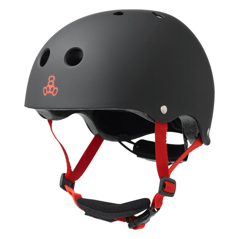 Triple eight LiL 8 Helmet BMX/Skate ABS Hard Shell Youth XS/SM Black Dial Adjust