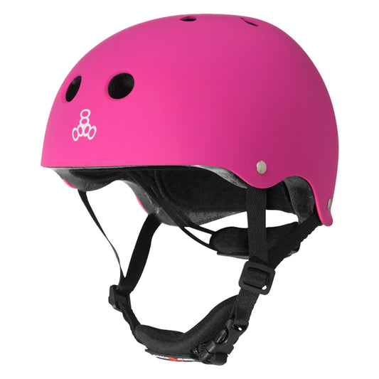 Triple eight LiL 8 Helmet BMX/Skate ABS Hard Shell Youth XS/SM Pink Dial Adjust