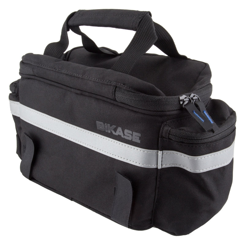 Bikase KoolPAK Rack & Handle Bar Bag Velcro Straps 13x5x7` 250 c.i. Black