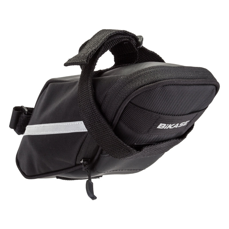 Bikase Momentum Seat Bag Velcro Straps 9.5x4.5x4.5` 75 c.i. Black