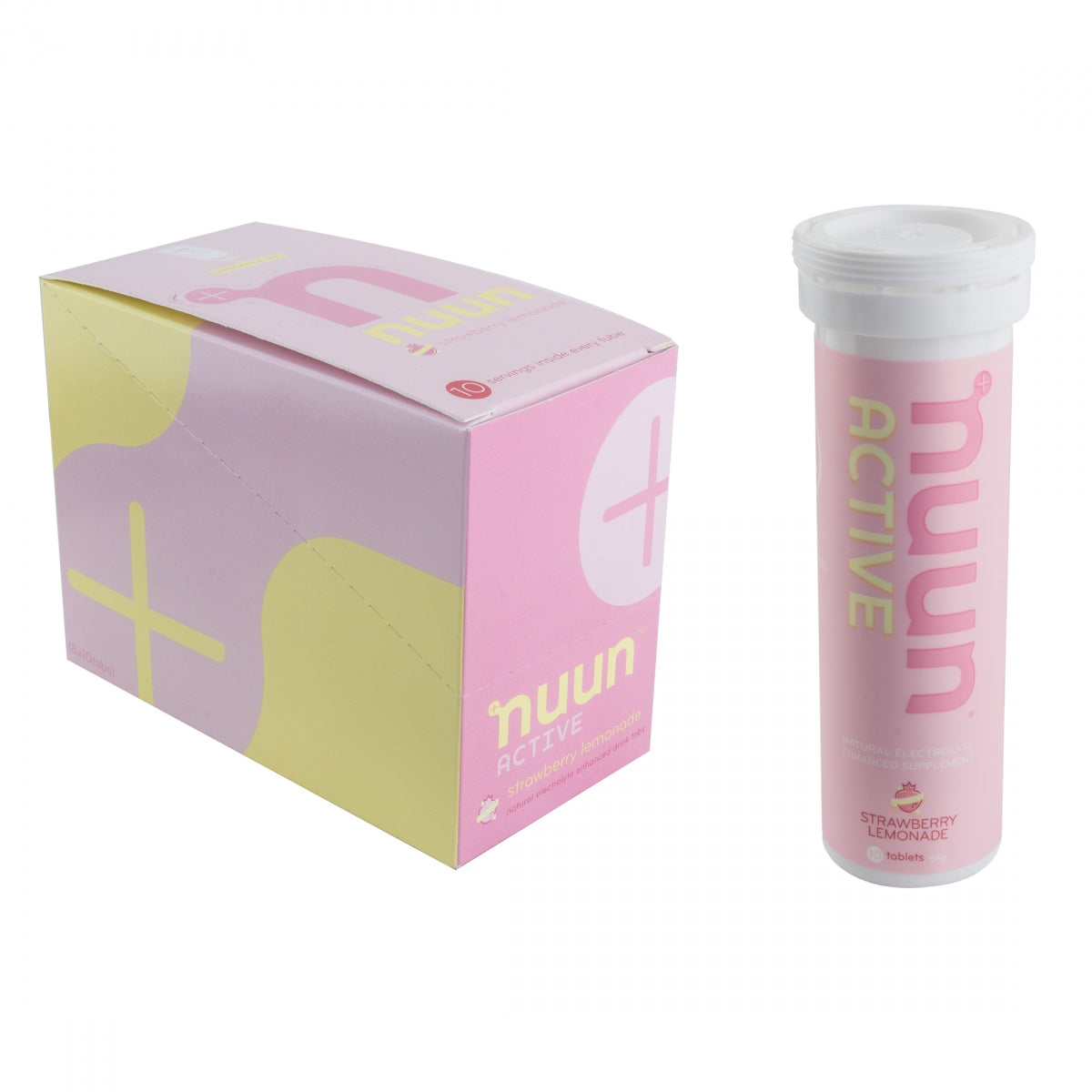 FOOD NUUN ELECTROLYTE ACTIVE STRAWBERY LEMONADE BXof8