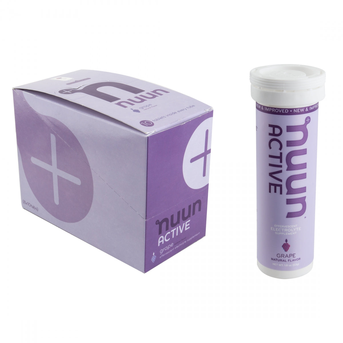 FOOD NUUN ELECTROLYTE ACTIVE GRAPE BXof8