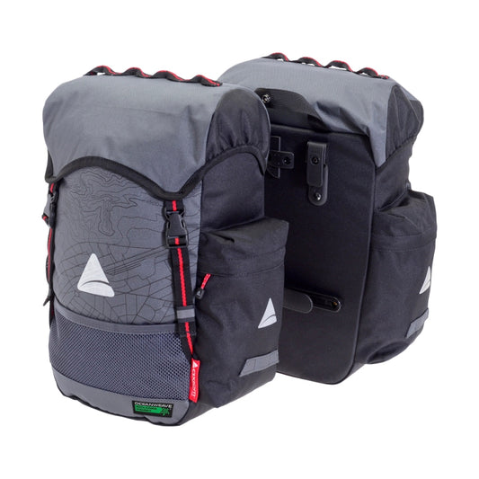 Axiom Seymour Oceanweave P35+ Pannier Hook-On 2139 c.i. (Pair) Grey/Black