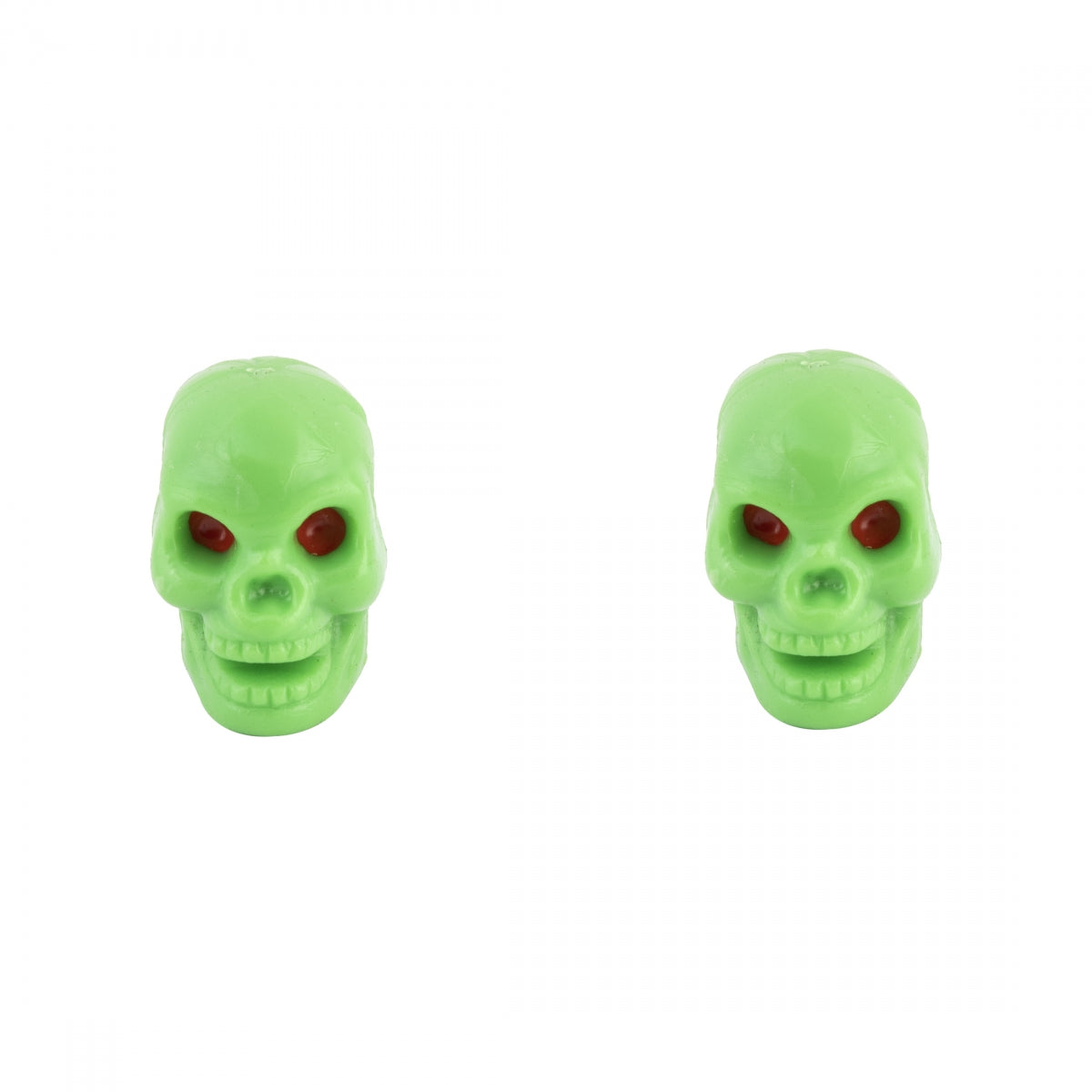 VALVE CAPS TRIKTOPZ SKULL ONLY GN 1pr/PK