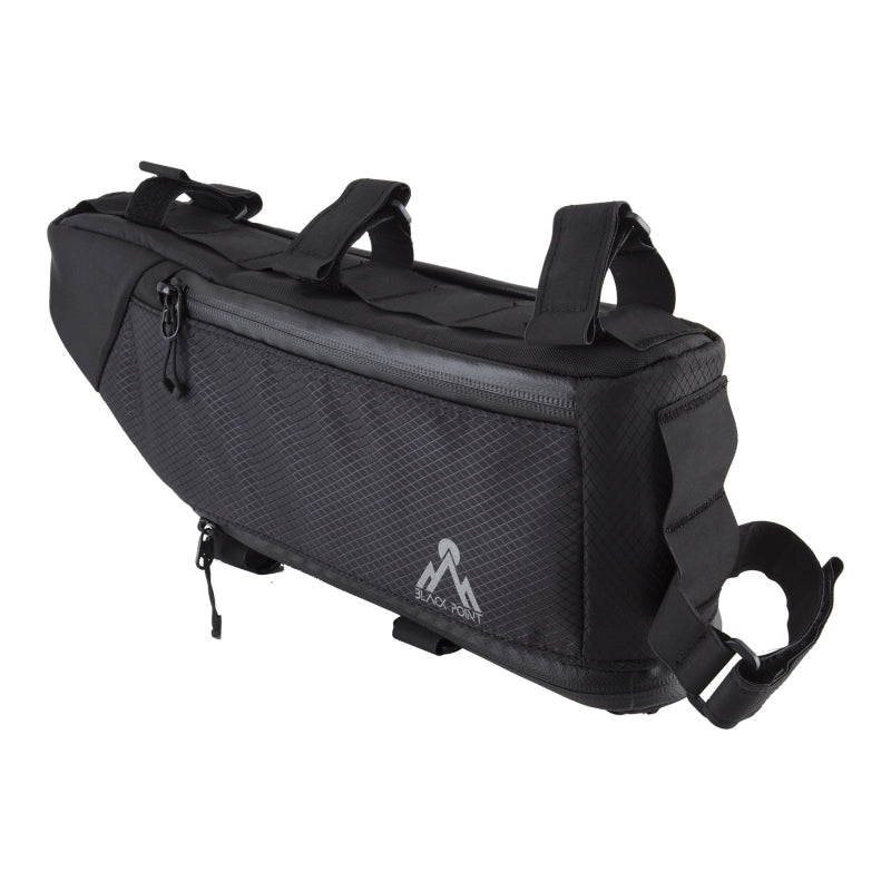 Black point Macropod Frame Bag Velcro Straps 13x5x3` 256 c.i. Black/Blue
