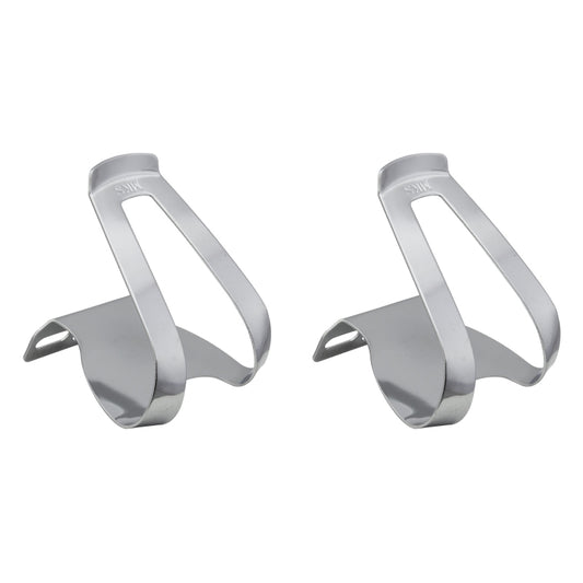MKS Half Clip Mini Steel Toe Clips Chrome