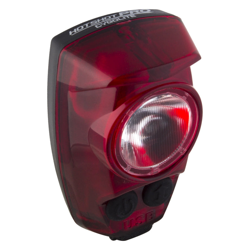 Cygolite Hotshot Pro 200 USB Rechargeable Tail Light - 200 Lumens