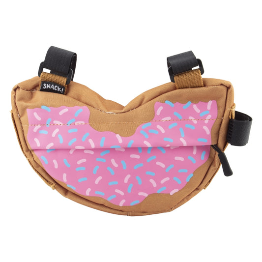 Snack! Donut Frame Bag Velcro Straps 8x5x1.5` 60 c.i. Donut