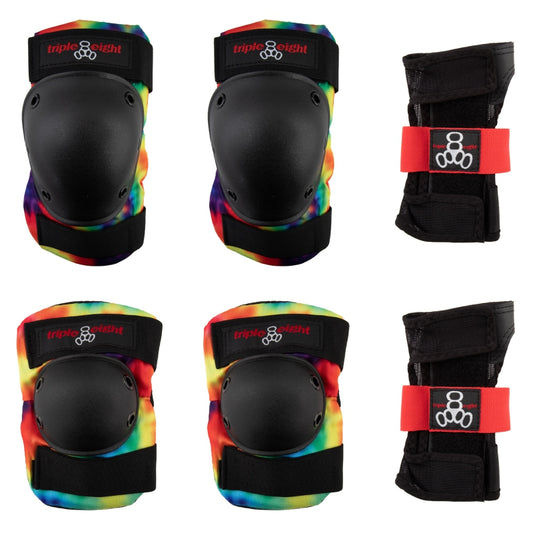 Triple eight Saver Series 3-Pack Pad Set MD Unisex Tie Dye