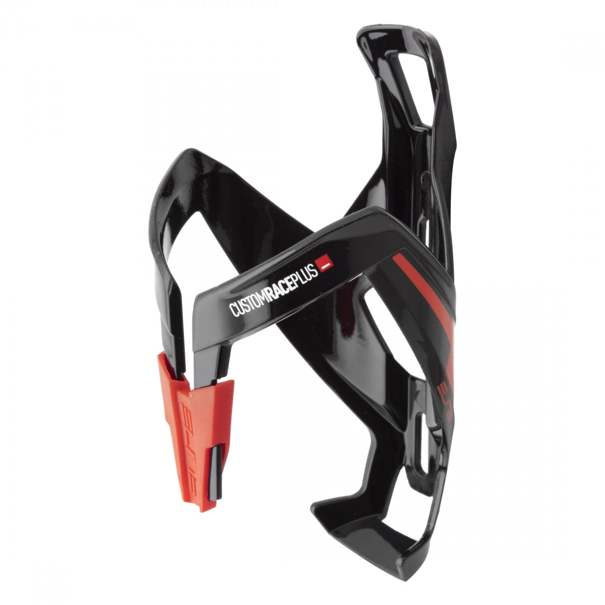 BOTTLE CAGE ELITE CUSTOM RACE PLUS GLOSS BK/RD