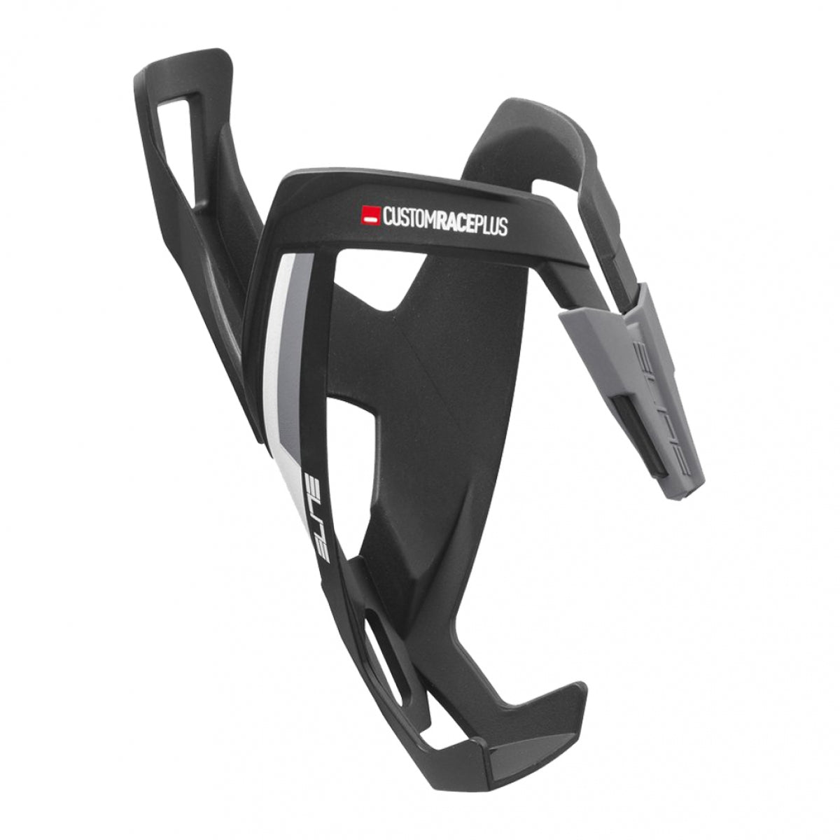 BOTTLE CAGE ELITE CUSTOM RACE PLUS MATTE BK/WH