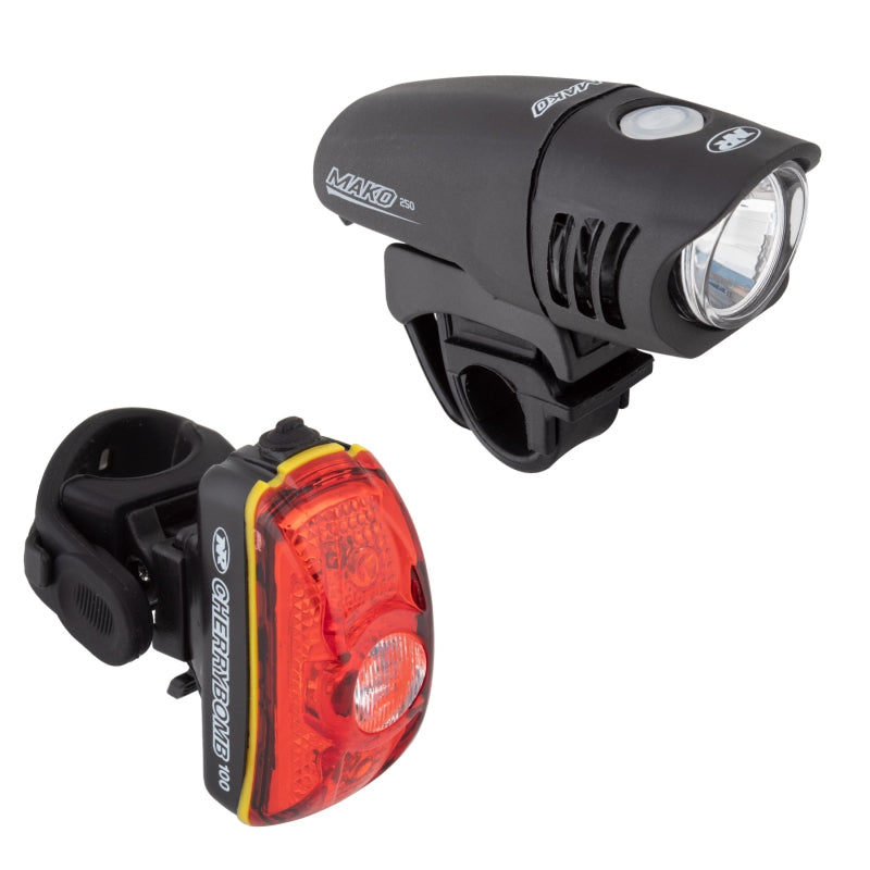 NiteRider Mako 250/CherryBomb 100 Headlight/Taillight Set