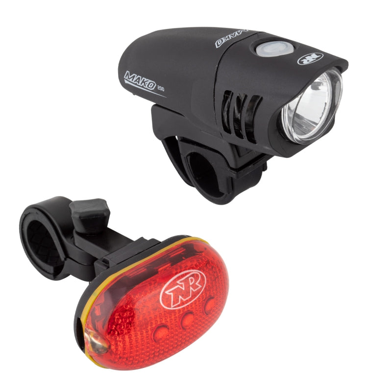 NiteRider Mako 200 and TL6.0 Headlight/Taillight Set