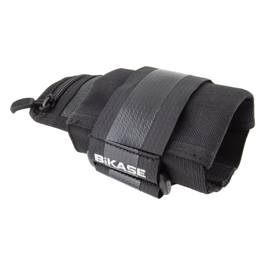 Bikase Tube and Tool Wrap Bag Velcro Straps Black