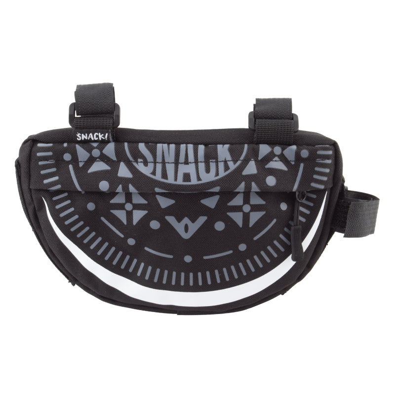 Snack! Cookie Sandwich Frame Bag Velcro Straps 66 c.i. Black