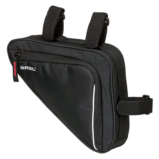 Basil Sport Design Triangle Frame Bag Velcro Straps 7.5x3.9x3.2` 104 c.i. Black