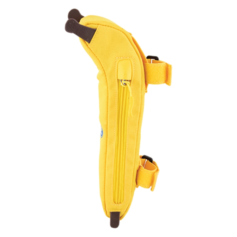 Snack! Banana Hammock Saddle Bag Velcro Straps Yellow