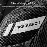 ROCKBROS Waterproof Bike Saddle Bag with Water Bottle Holder
