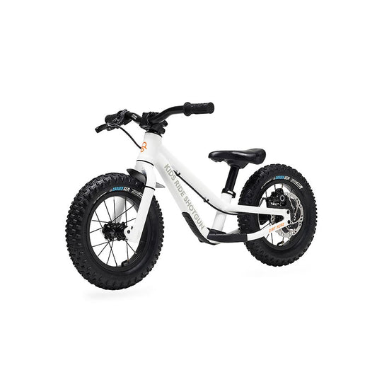 Kids Ride Shotgun Dirt Hero 12 Push Bike 12-1/2 With Brake White