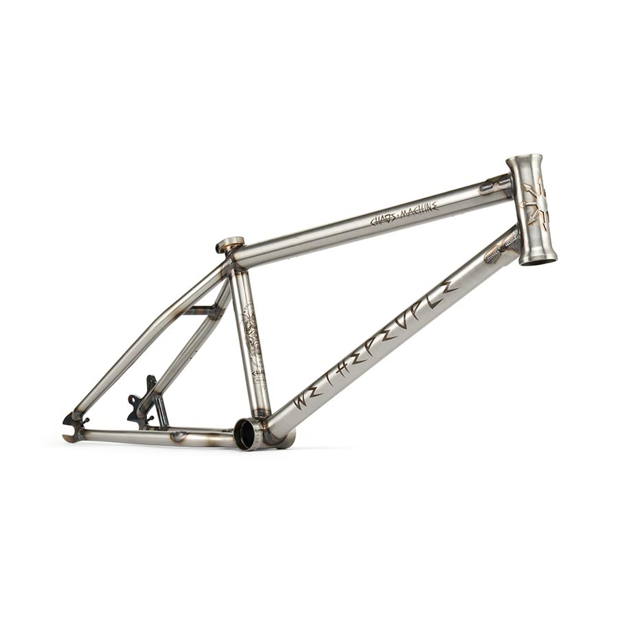 We The People Chaos Machine BMX Frame Glossy Raw 21