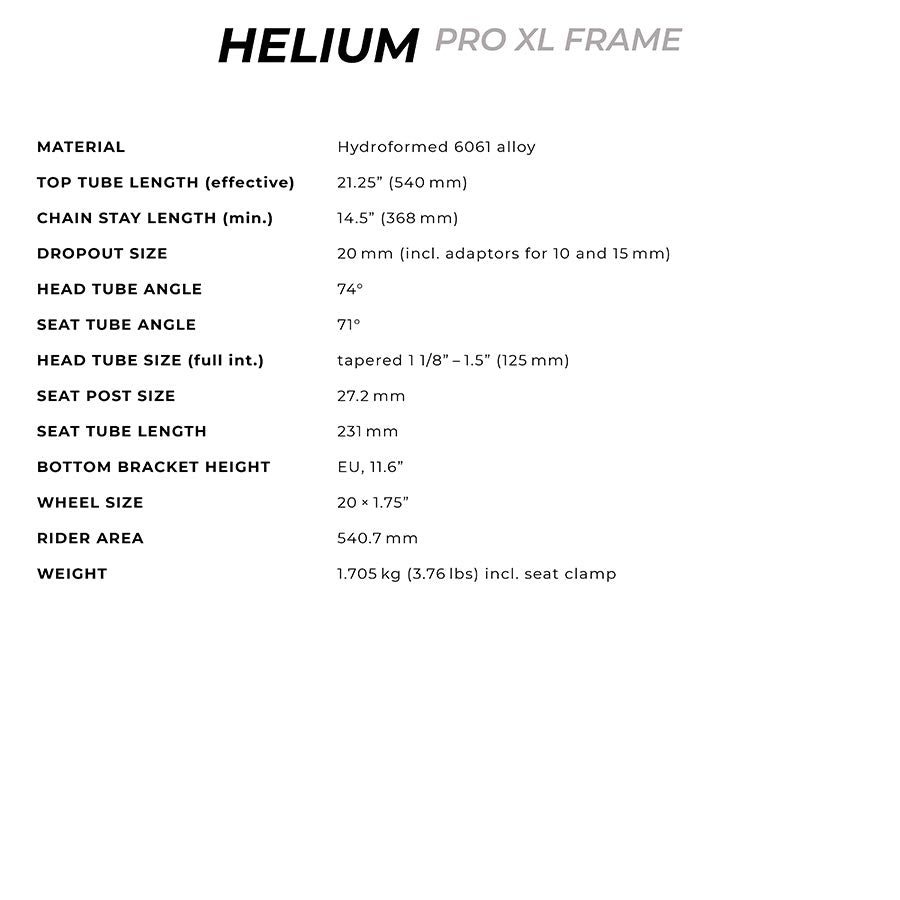 Radio Raceline Helium Pro XL Black 21.25