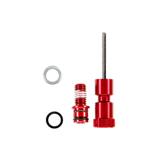 RockShox Rebound Long Adjuster Knob/Bolt Kit use some 32mm Maxle lower legks Red