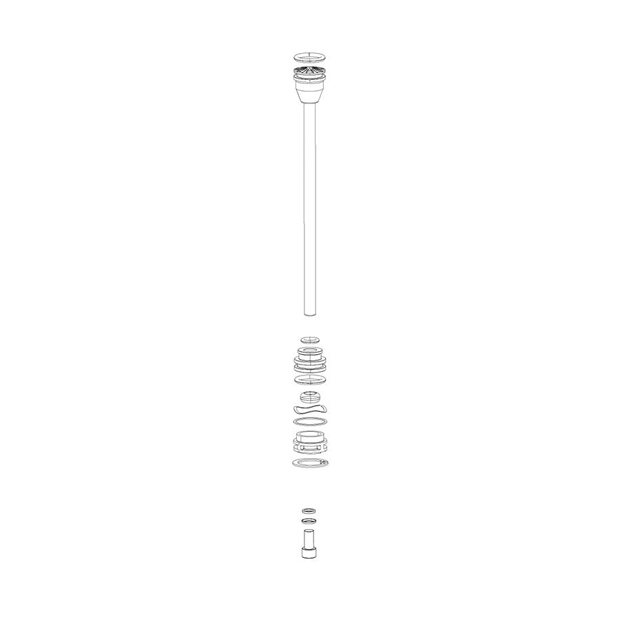 RockShox SoloAir Spring Assembly 140mm 10-17 Revel