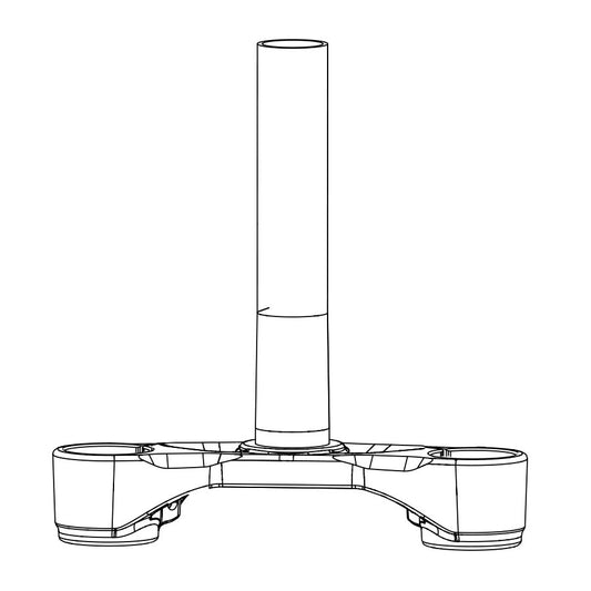 RockShox Lower Crown/Steerer 35mm BoXXer C1 0mm Offset 36mm total offset on 27.5 46mm total offset on 29" Gray