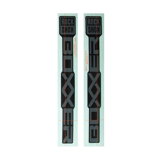 RockShox Decal Kit for BoXXer Base D1 Grey for Diffusion Black