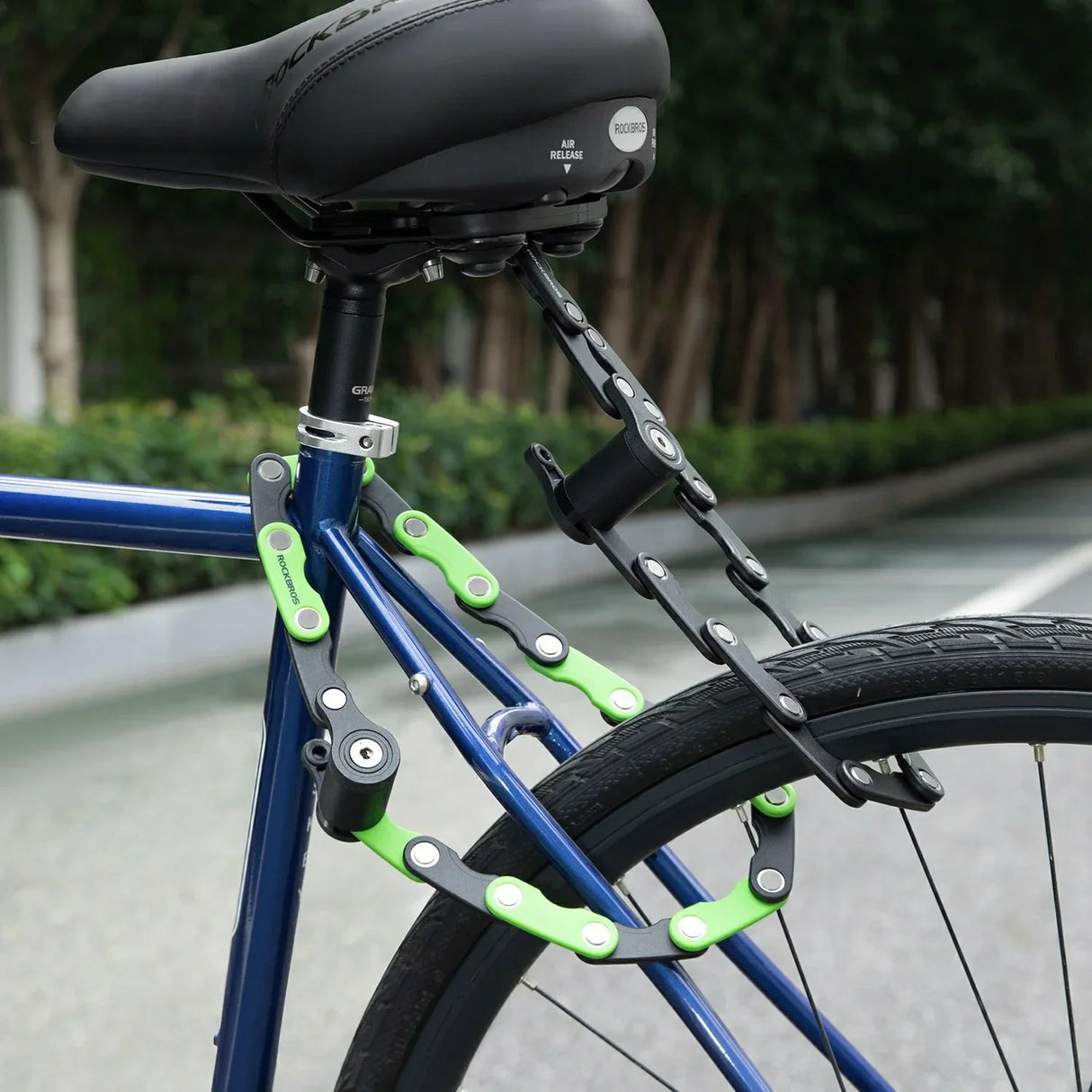 Bike Lock Hamburger Fold Anti-Theft