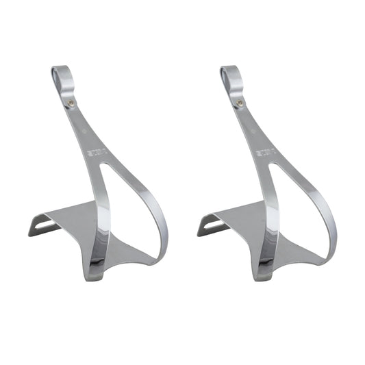 MKS Steel Toe Clips Medium Chrome