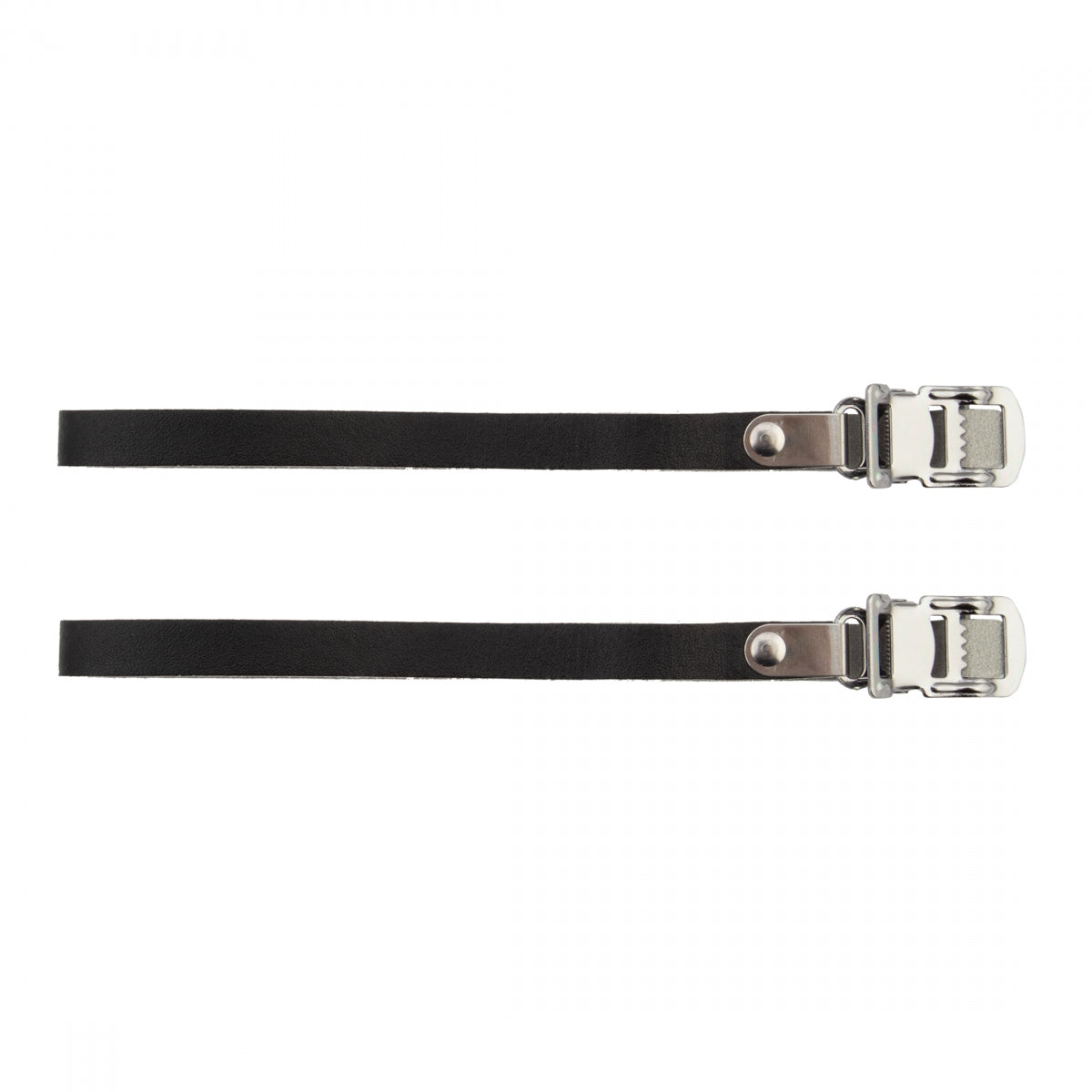 TOE STRAPS SUNLT RD LEATHER BLK