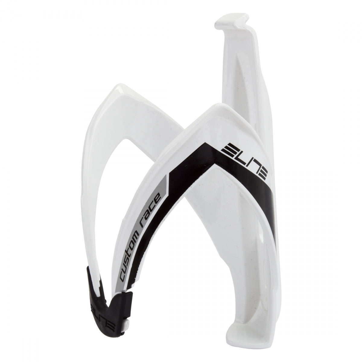 BOTTLE CAGE ELITE CUSTOM RACE WHT/BK
