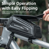 ROCKBROS Bicycle Phone Bag 1.7L 6.8in Waterproof Bike Cycling Frame Bag Top Tube Bag