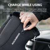 ROCKBROS USB Charging Heated Winter Handlebar Mittens for Winter Cycling