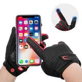 Cycling Gloves Full Finger with Gel Padded Shock Absorbing, Touch Screen Anti Slip