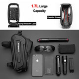 ROCKBROS Waterproof Bike Phone Mount Bag Durabl Touch-Sensitive and Spacious