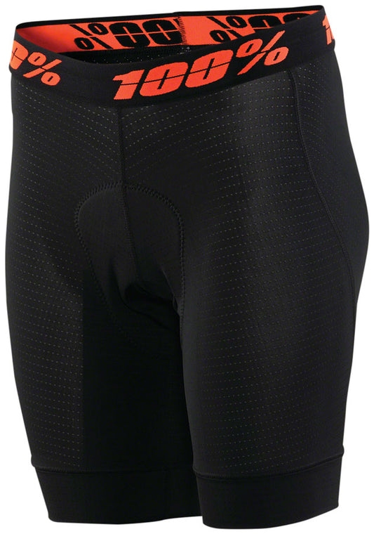 100% Crux Short Liner - Black Womens Small