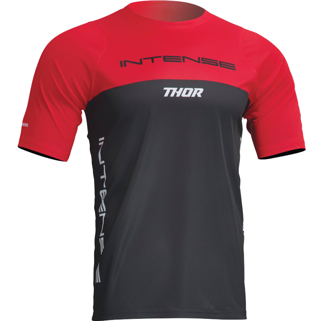 Men's INTENSE x THOR MTB Assist Censis Red/Black Short Sleeve Jersey