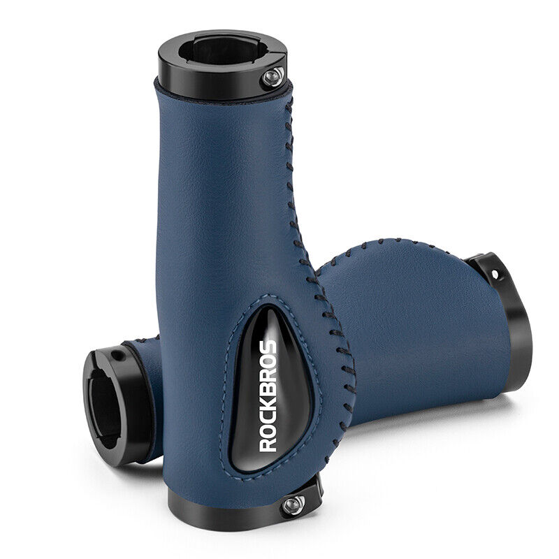 ROCKBROS Bike Double Lock Rubber Grips Bicycle Handlebar Grips Anti-skid 2.22cm