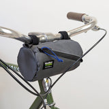 Bar Snack Mini Handlebar Bag - Charcoal Blucifer