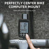 ROCKBROS Bike Aluminum Computer Mount  compatible with Garmin, Wahoo, Bryton, and GoPro
