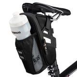 Waterproof Bike Saddle Bag with Bottle Holder