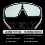 Polarised Full-Lens Sunglasses for Outdoor Sports