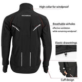 ROCKBROS Men's Winter Cycling Jacket for 5–32°F Thermal Windproof for Biking, Running, Hiking