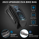ROCKBROS Bike Bag Under 6.8” Bicycle Accessories Pouch, EVA Waterproof