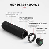 ROCKBROS Bike Grips Foam Single Lock on Bicycle  Soft Comfortable Non-Slip Bike Handle Grips