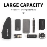 ROCKBROS Bike Bag Top Tube Bike Frame Bag Waterproof Two Zipper Pockets